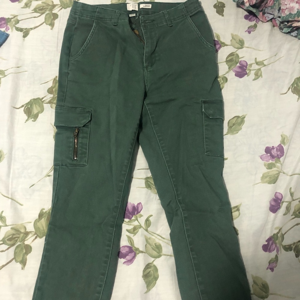 Green Skinny Jeans